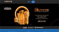 Desktop Screenshot of hairnove.com.br